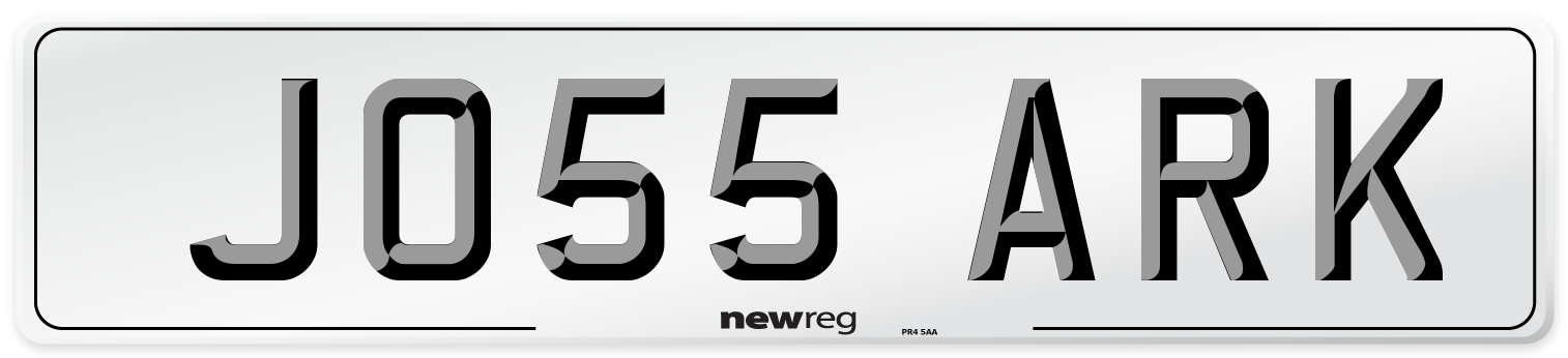 JO55 ARK Number Plate from New Reg